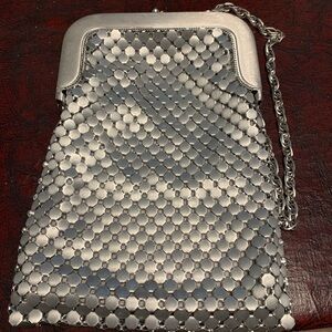 Whiting and Davis Vintage Silver Mesh Evening Bag